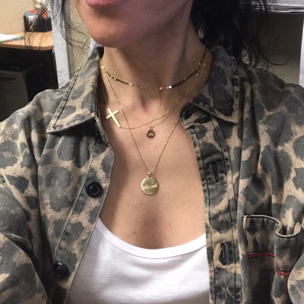 Bony Levy king queen crown cutout necklace 14k - Picture 8 of 8